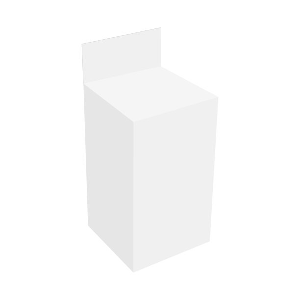 产品包装盒模板。矢量图片下载