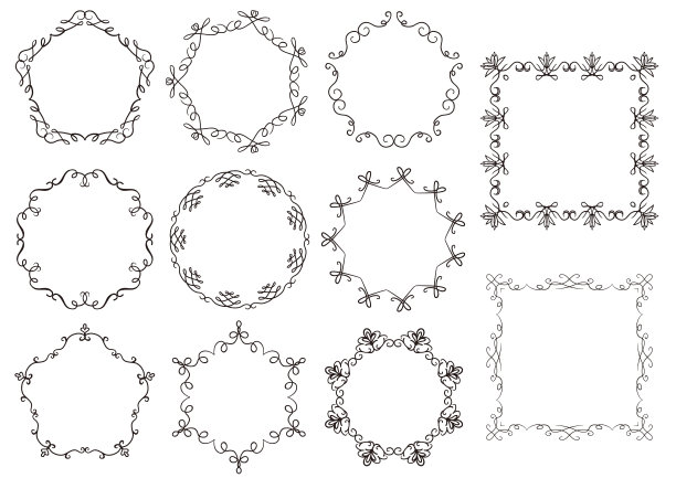 优雅的框架集图片下载