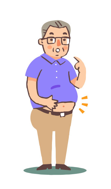 患有代谢综合症的老年人素材图片