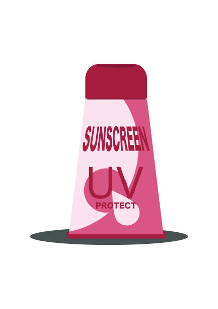 防晒霜剪贴画图片下载