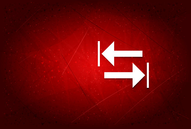 转移箭头图标现代时尚抽象红色背景插图图片下载