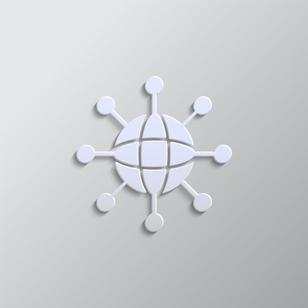 数据库，服务器，网络论文样式，图标。纸张样式矢量图标图片下载