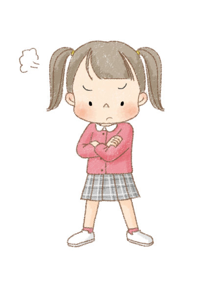 一个女孩全身拍摄插图愤怒图片下载