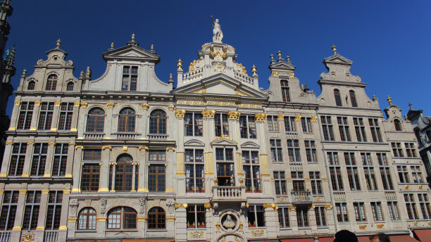 比利时布鲁塞尔的老建筑图片下载
