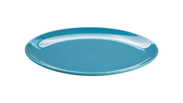 空蓝色板孤立在白色背景图片下载