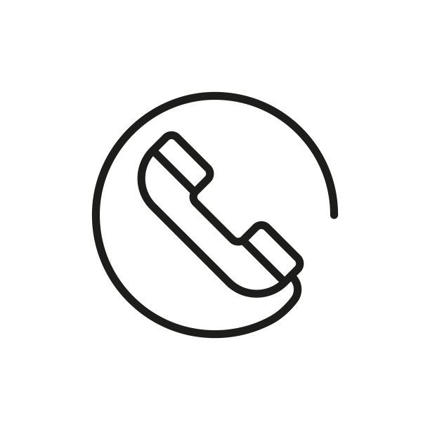 简单的电话线路图标。图片下载