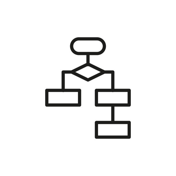 简约的算法线条图标图片下载