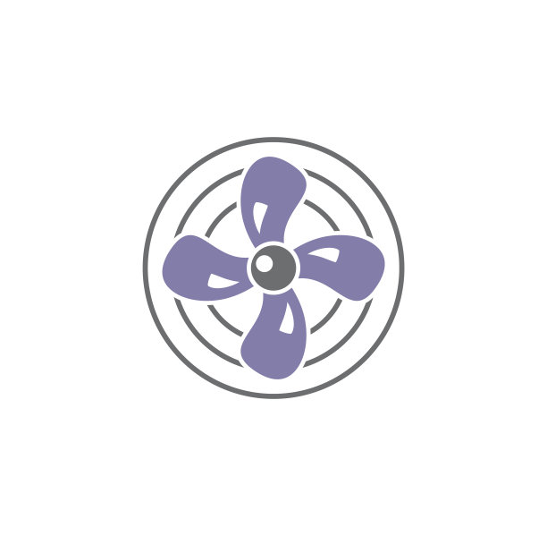 在图形和网页设计的背景上的风扇图标。创意插图概念符号的web或移动应用程序。图片下载