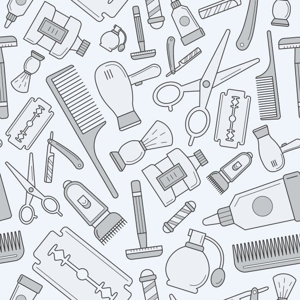 理发店背景01图片下载