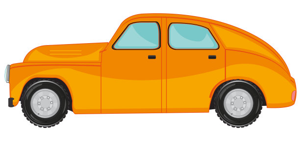 过时的轿车在白色的背景是绝缘的图片下载