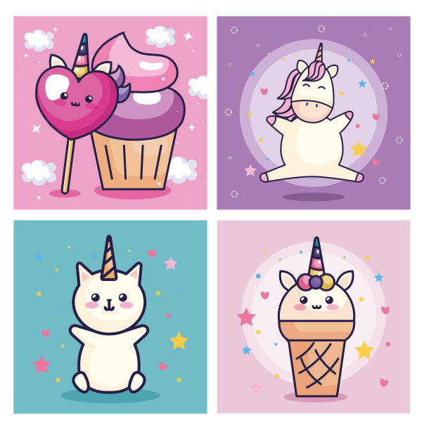 收藏可爱和幻想的图标图片下载