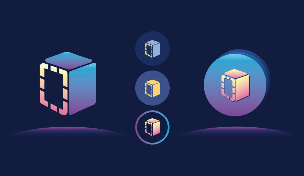 立方体形状图标图片下载