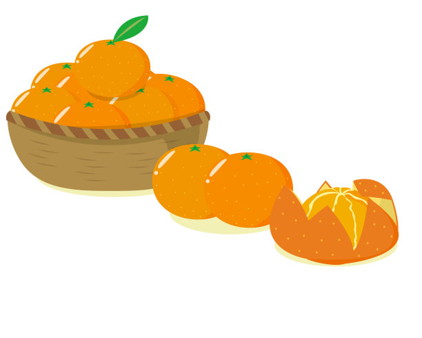 橘色矢量插图。图片下载