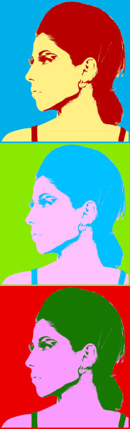 海报与女孩图片下载