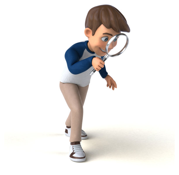 3D卡通人物有趣的少年图片下载