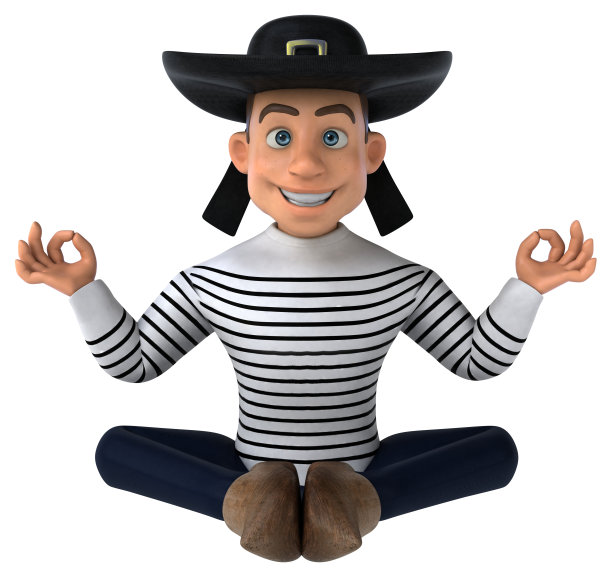 有趣的3d卡通布雷顿人物图片下载