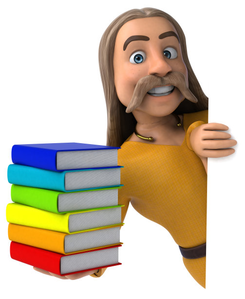 高卢乐趣- 3D插图图片下载