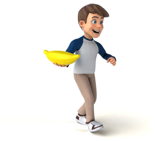 3D卡通人物有趣的少年图片下载