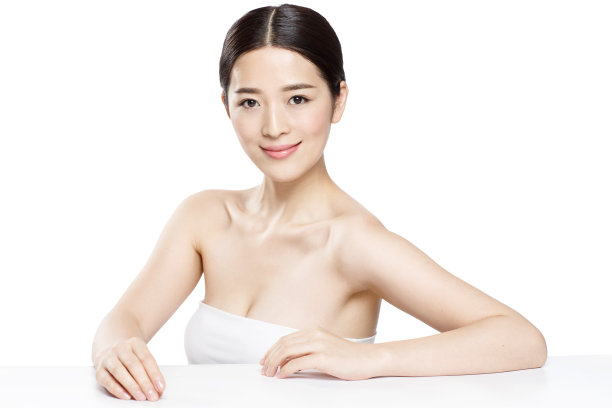 年轻女子的化妆肖像图片下载