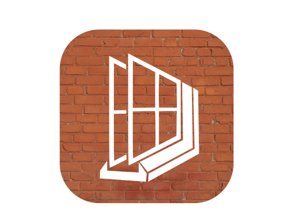 双层玻璃的图标图片下载