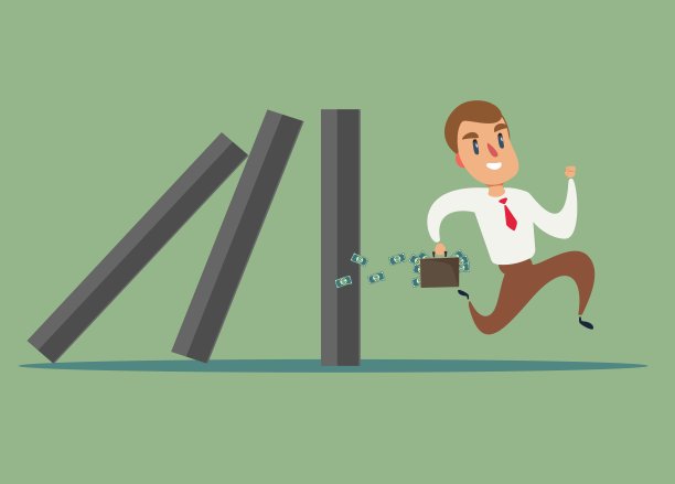 一个商人的经营理念远离了多米诺效应图片下载