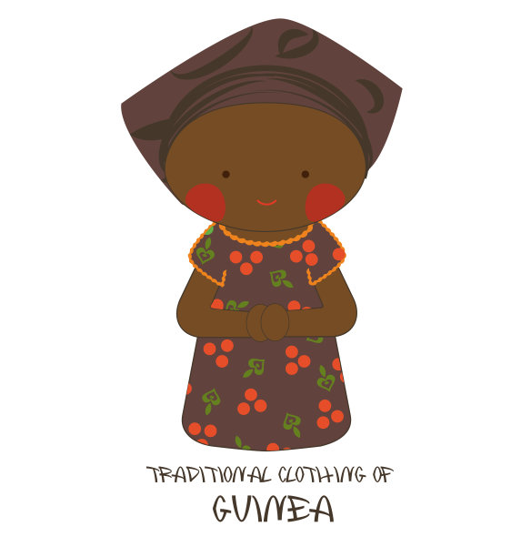 几内亚的传统服饰图片下载