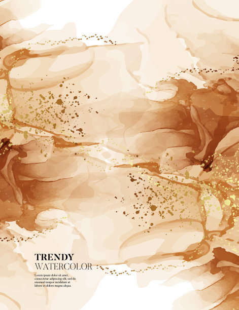 暖色大地色调感，大理石最小动态设计。赤陶色锈醇墨配以金灿灿的形状，彩色2020婚纱设计图片下载