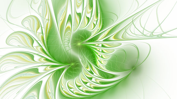 具有灯光效果的梦幻艺术花。图片下载