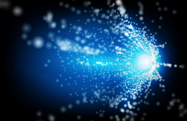 摘要辉光流动数据流管的背景，科幻概念图片下载