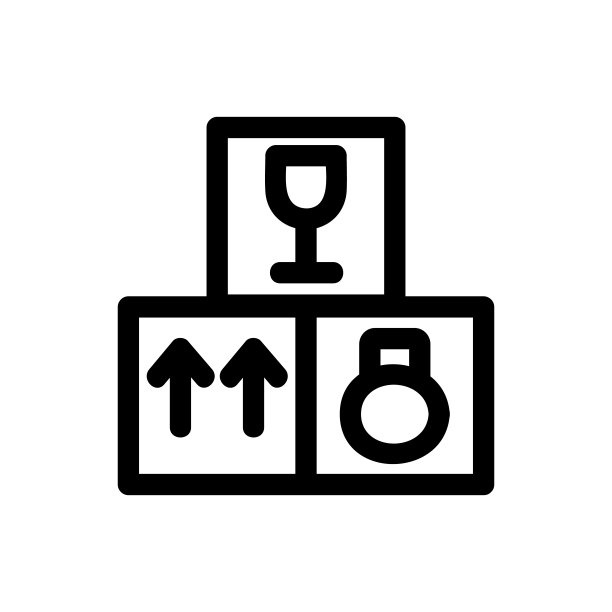 邮件包裹图标向量。孤立轮廓符号插图图片下载