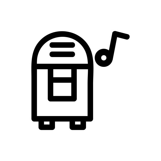 摇滚音乐图标向量。孤立轮廓符号插图图片下载