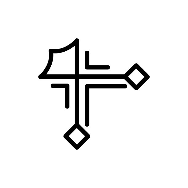 边角框架是矢量图标。孤立轮廓符号插图图片下载