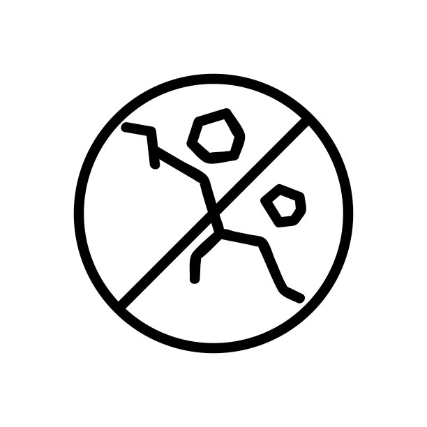 滑坡图标矢量。孤立轮廓符号插图图片下载