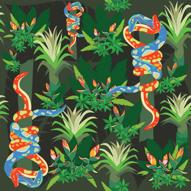 奇怪的蛇图腾图片下载