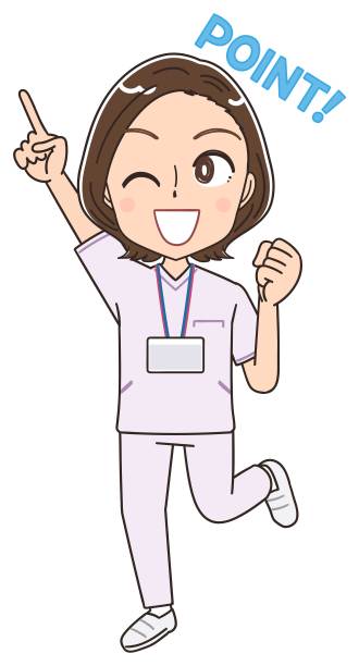 穿白色制服的女护士。她有积极的情绪。图片下载