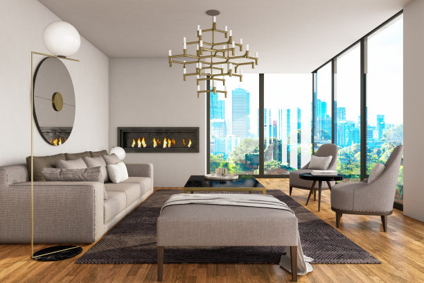 现代客厅室内设计图片下载