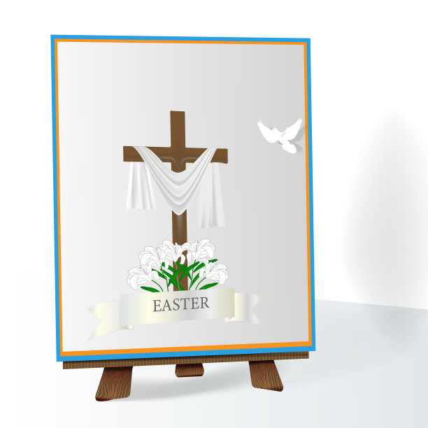 十字架上基督复活节图片下载