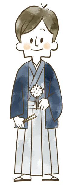 穿着日本和服的男人图片下载