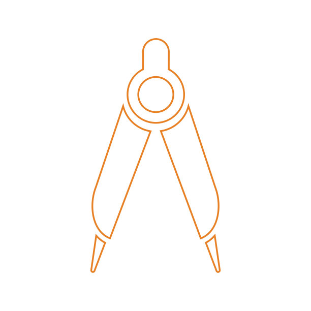 罗盘图标，数学，几何设备图片下载