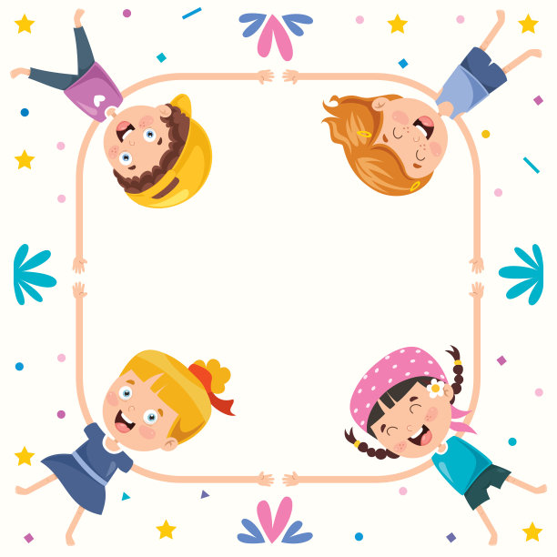 创意背景与有趣的孩子图片下载