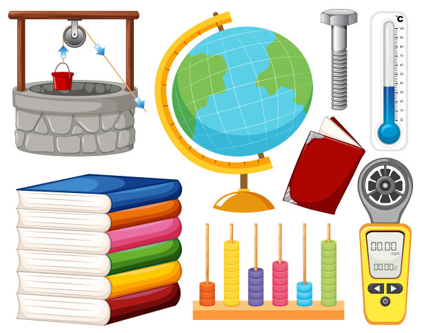 白色背景的大型科研设备图片下载