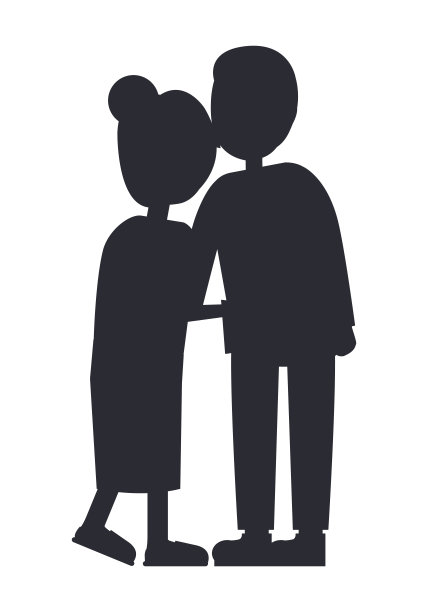 家族模板，黑白横幅图片下载