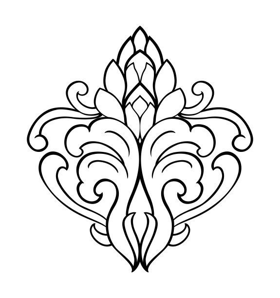 花卉元素的设计。图片下载