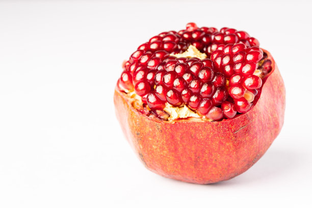 孤立的石榴白色图片下载