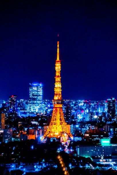 东京城市夜景图片下载