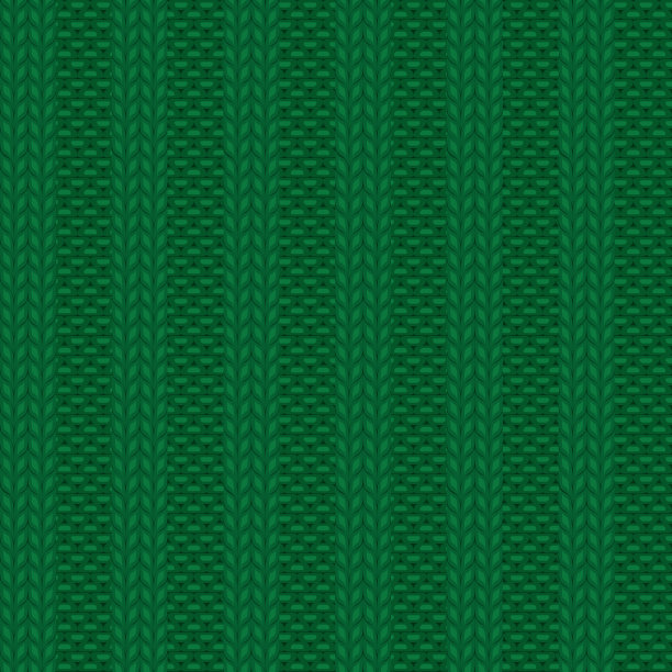 绿罗纹针织花型图片下载