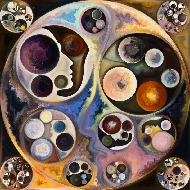 球体的思考图片下载