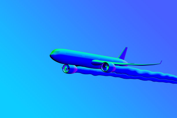 飞机模拟。模板、模型、设计。图片下载