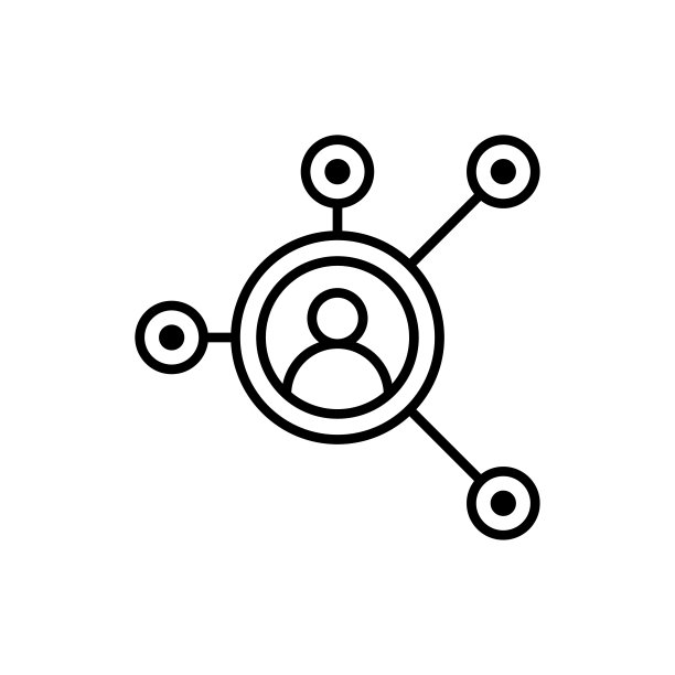 社交网络矢量图标线条风格插图EPS 10文件图片下载