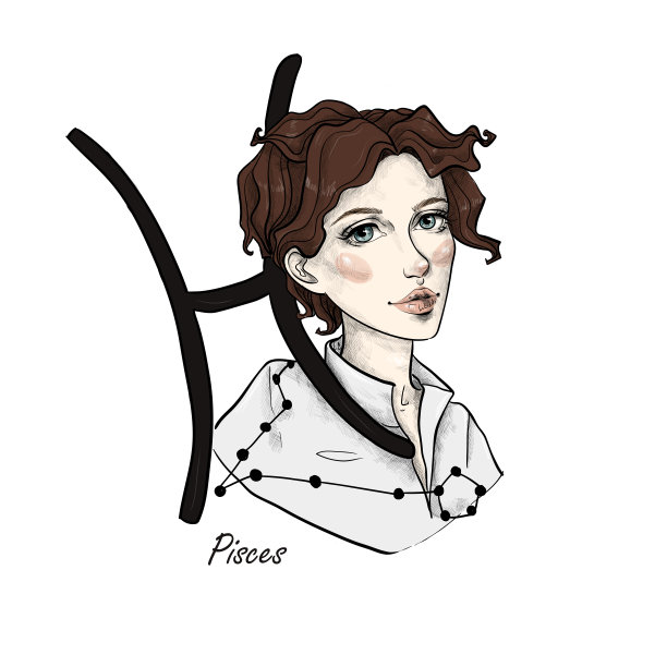 星座双鱼座。十二星座图片下载